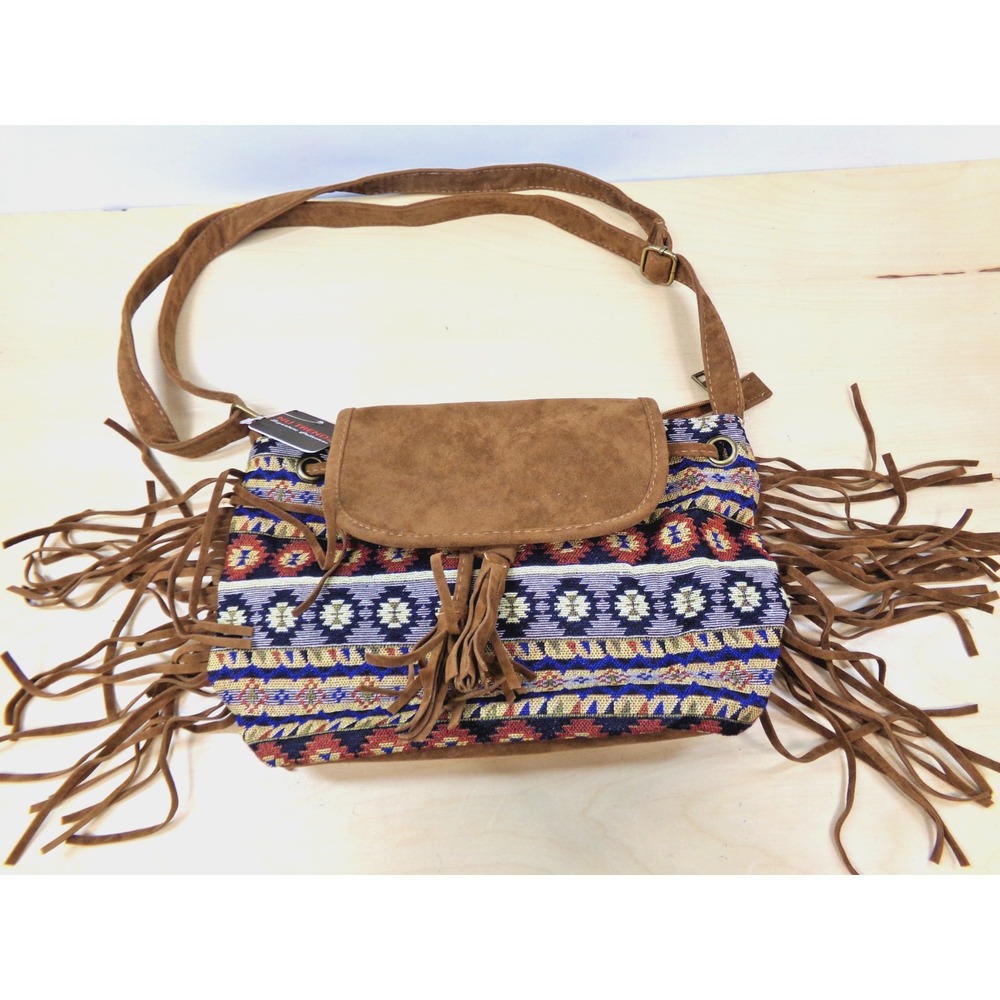 Nu Trendz‎ Signature Collection Purse Native Southwestern Print Shoulder Bag NWT